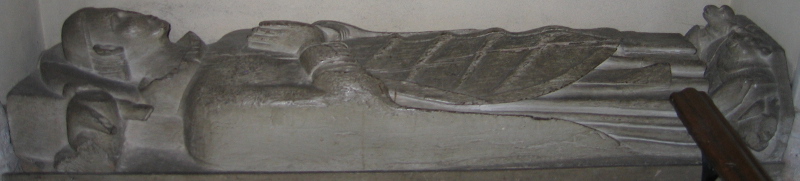 Little Leighs - St John Priest C1300 wood effigy